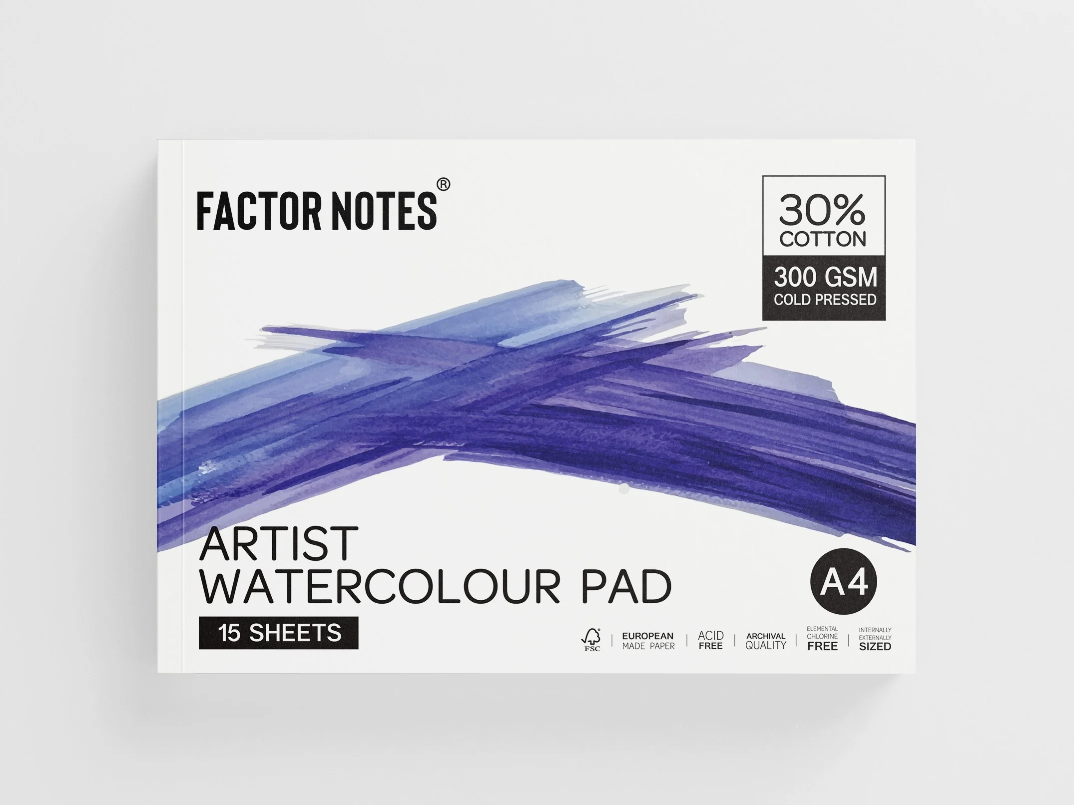 Artist Watercolour Pad- 300 GSM - Image 4