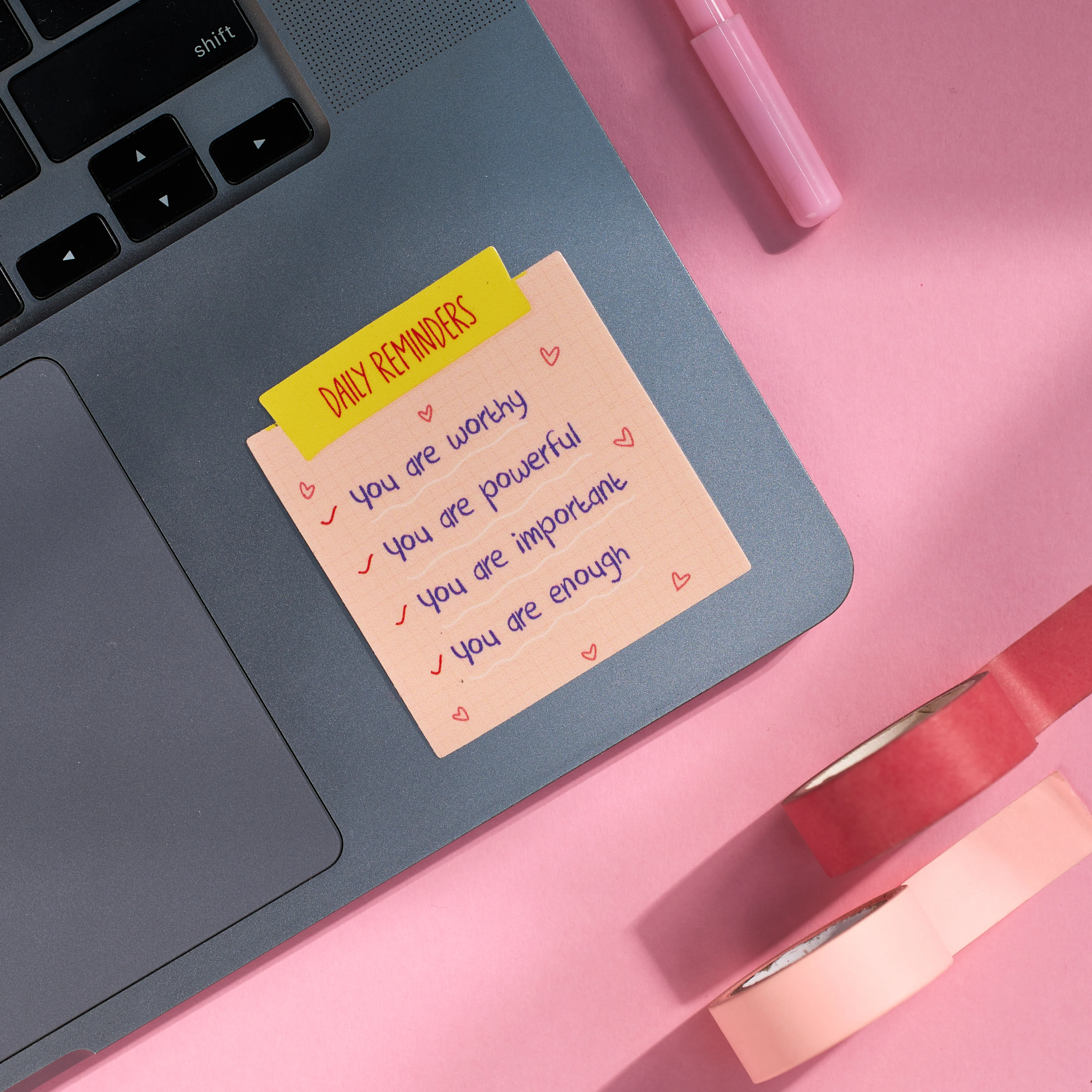 Daily Reminders - Laptop Sticker