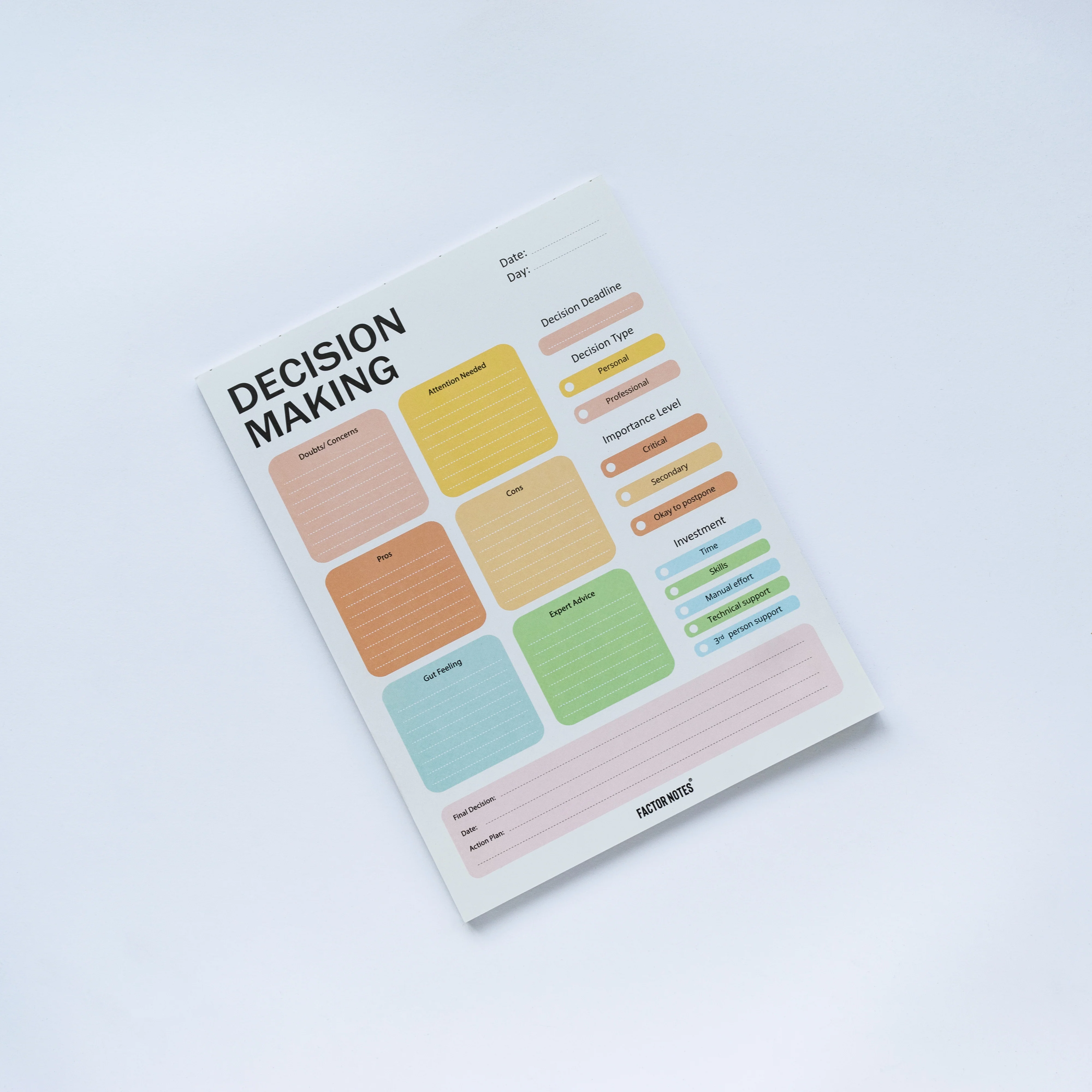 DECISION MAKING Journal Pad - Image 3