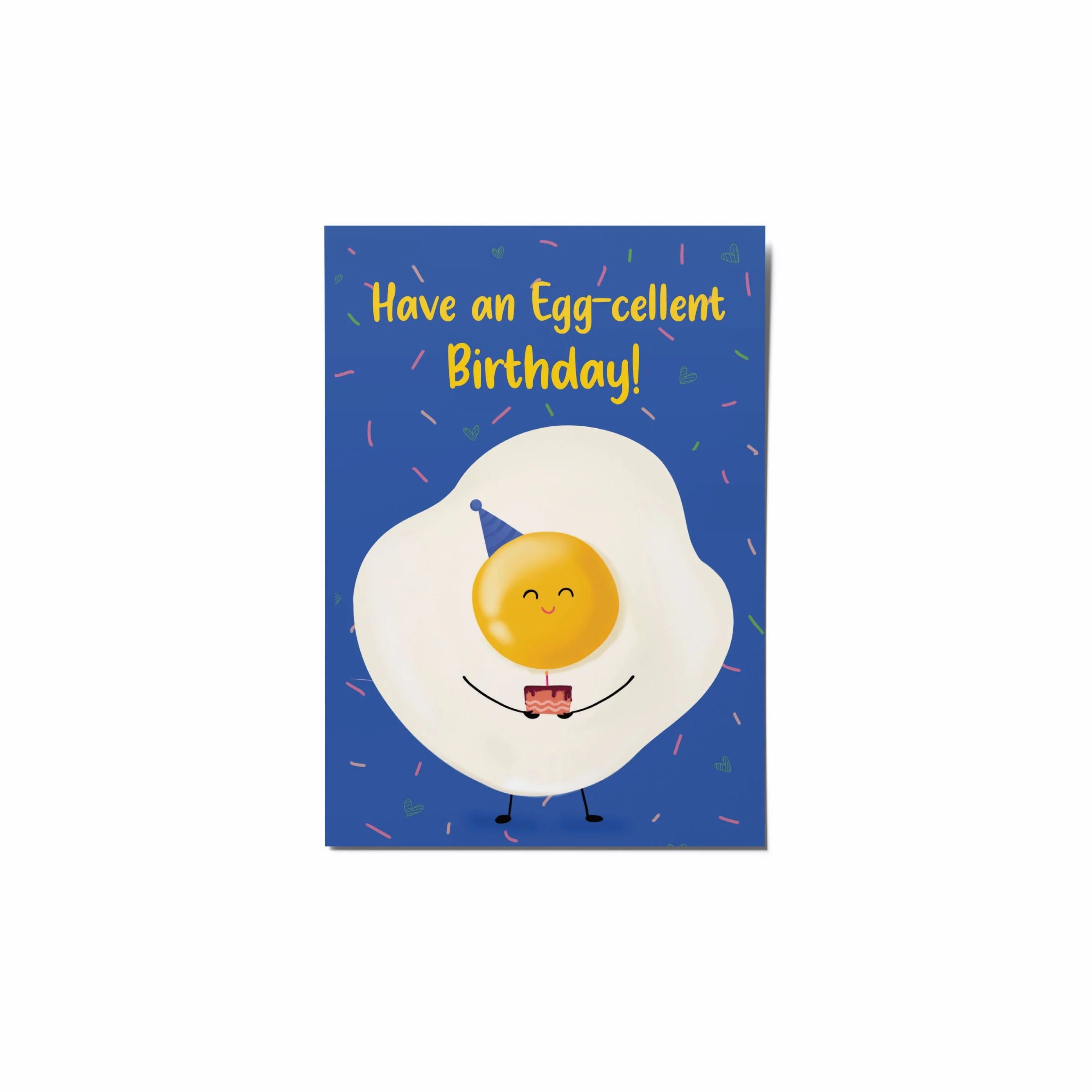 Egg-cellent bday: Greeting Card