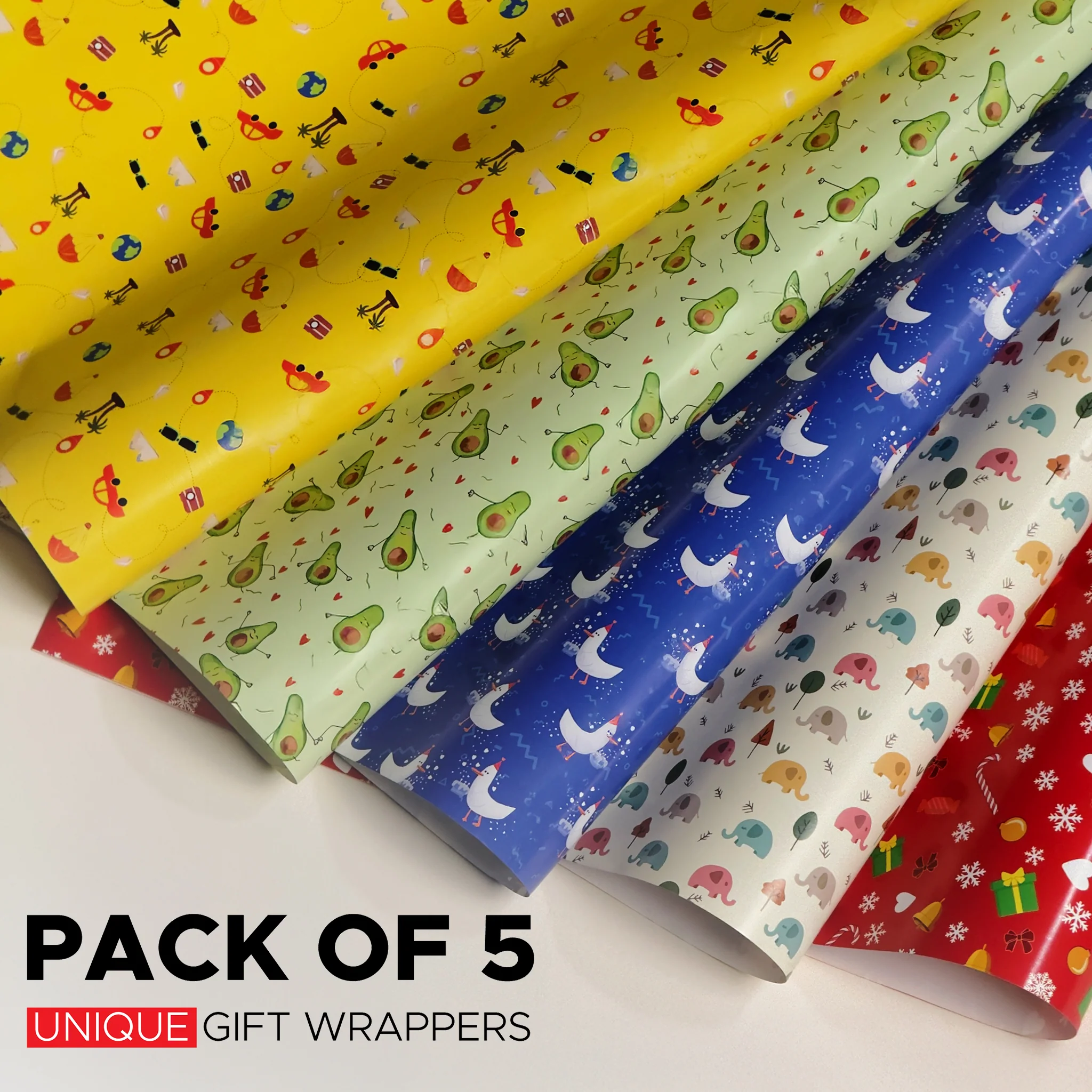 Gift Wrappers - Pack of 5