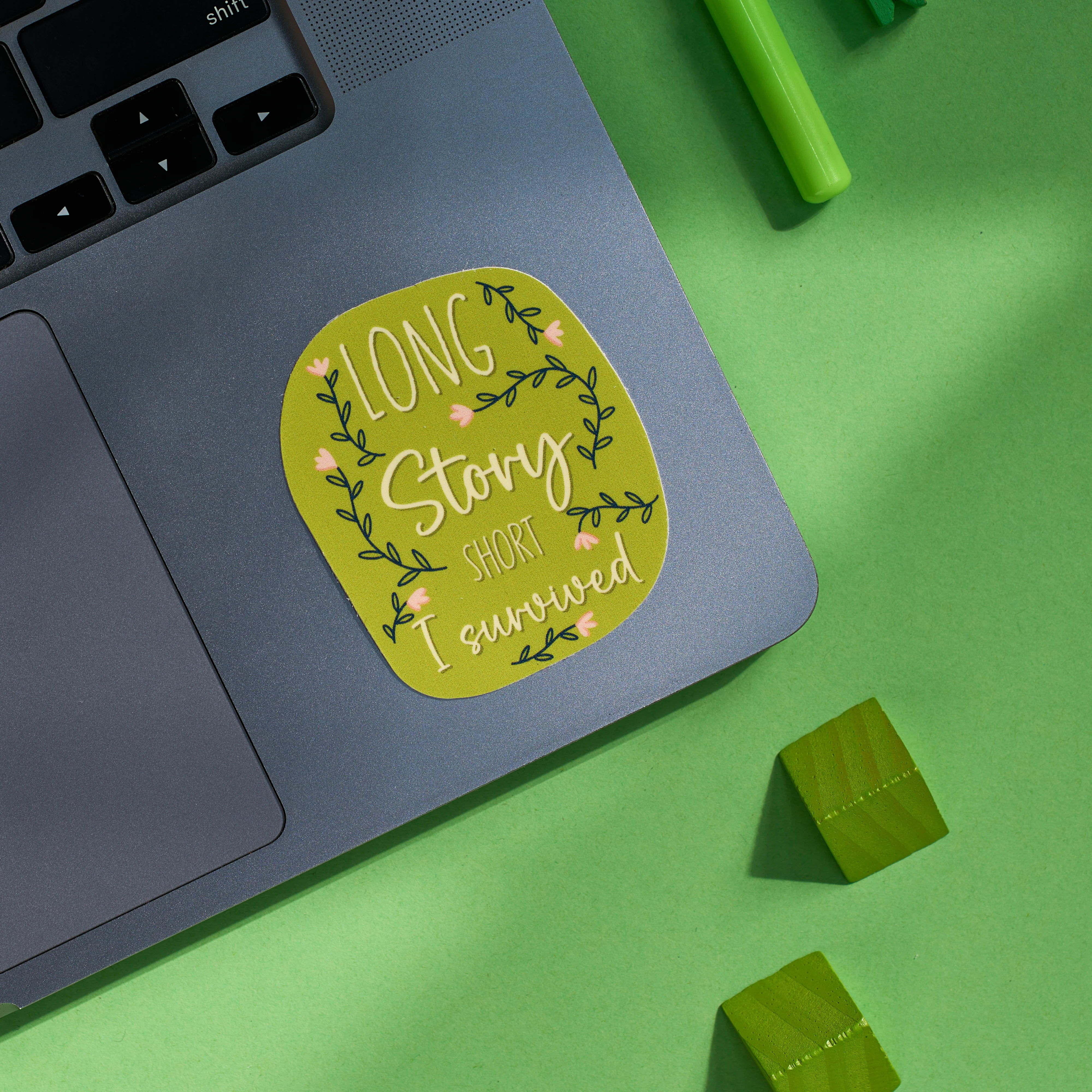 Long Story - Laptop Sticker