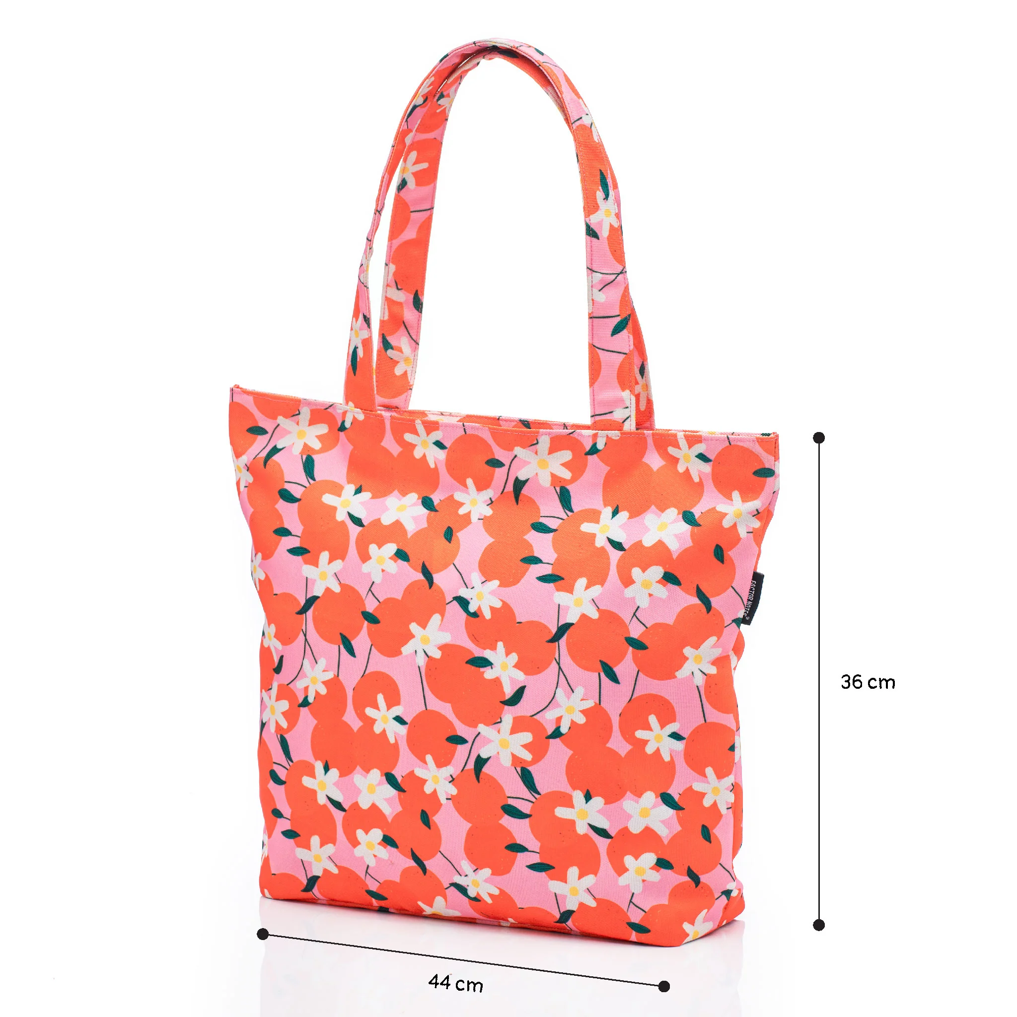 Orange Bloom- Tote Bag - Image 3