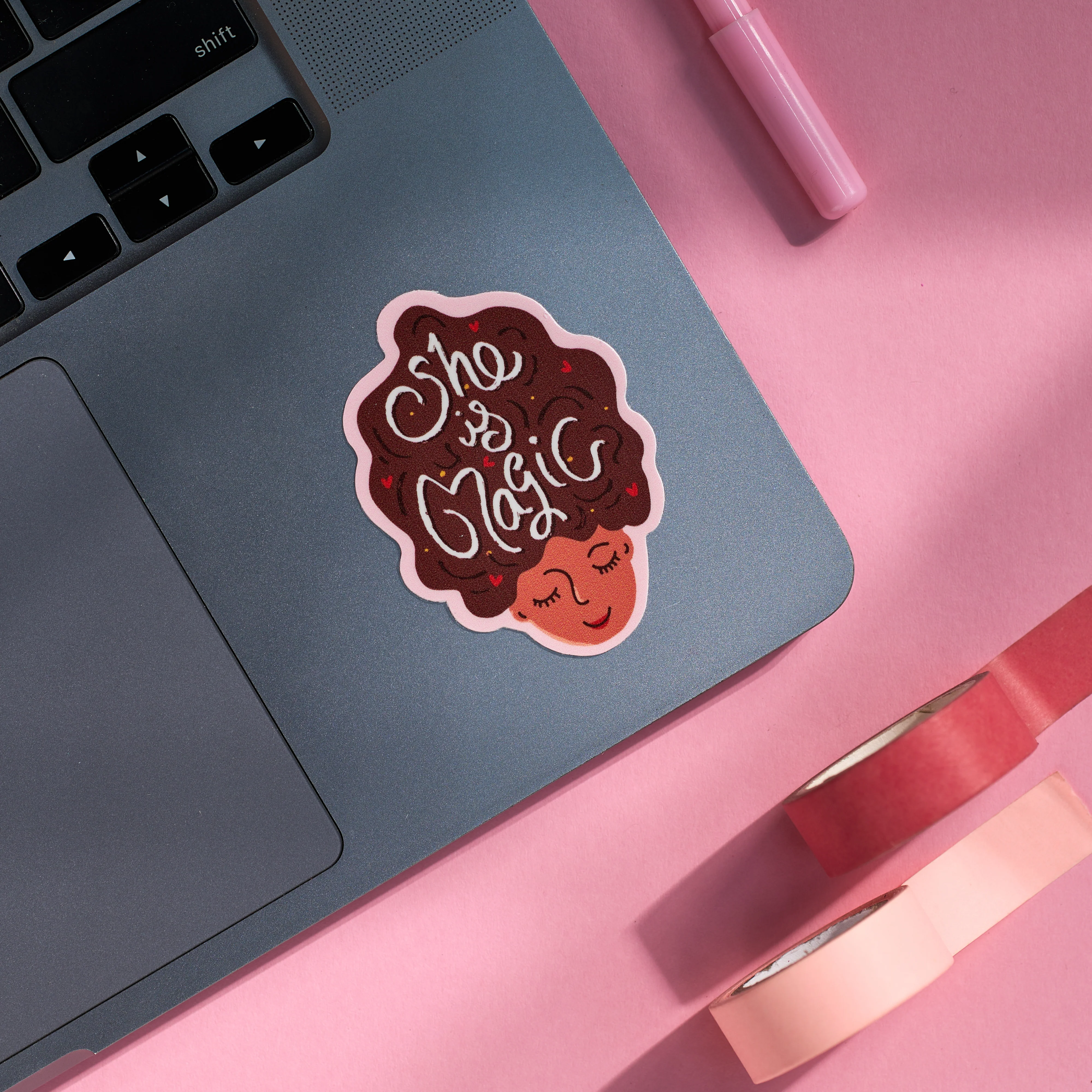 She Is Magic - Laptop Sticker